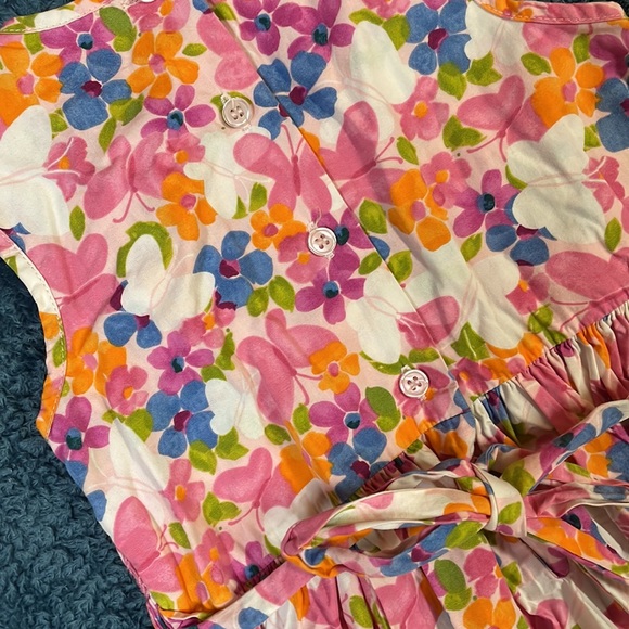 Summer Dress (Girls’ Smocked Sundress, Copper Key) - Picture 5 of 5